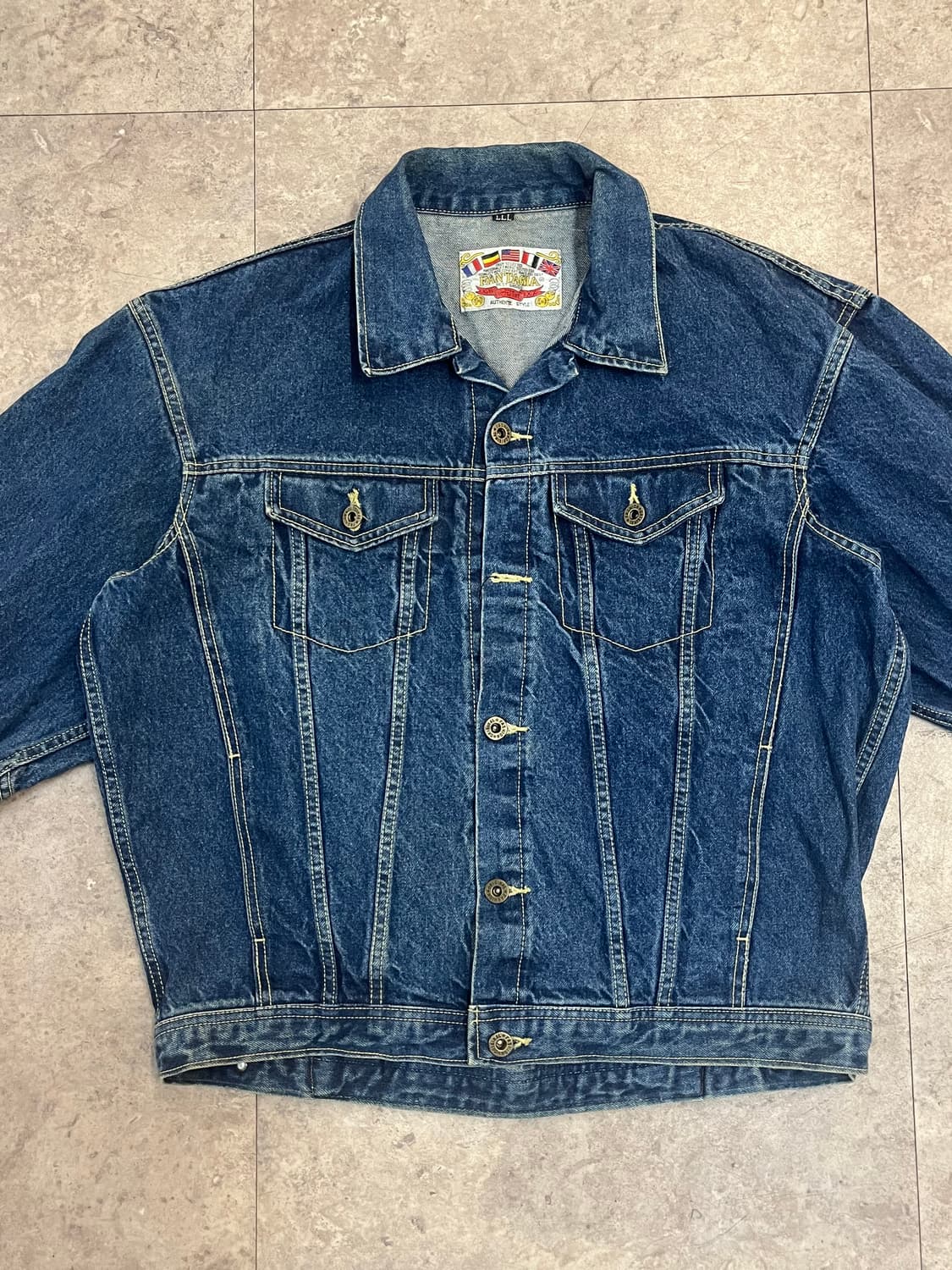 빈티지 데님 자켓 3XL #csz3315 상품이미지4
