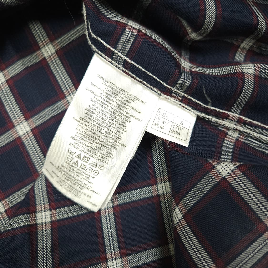 브룩스브라더스 체크 셔츠 상품이미지5