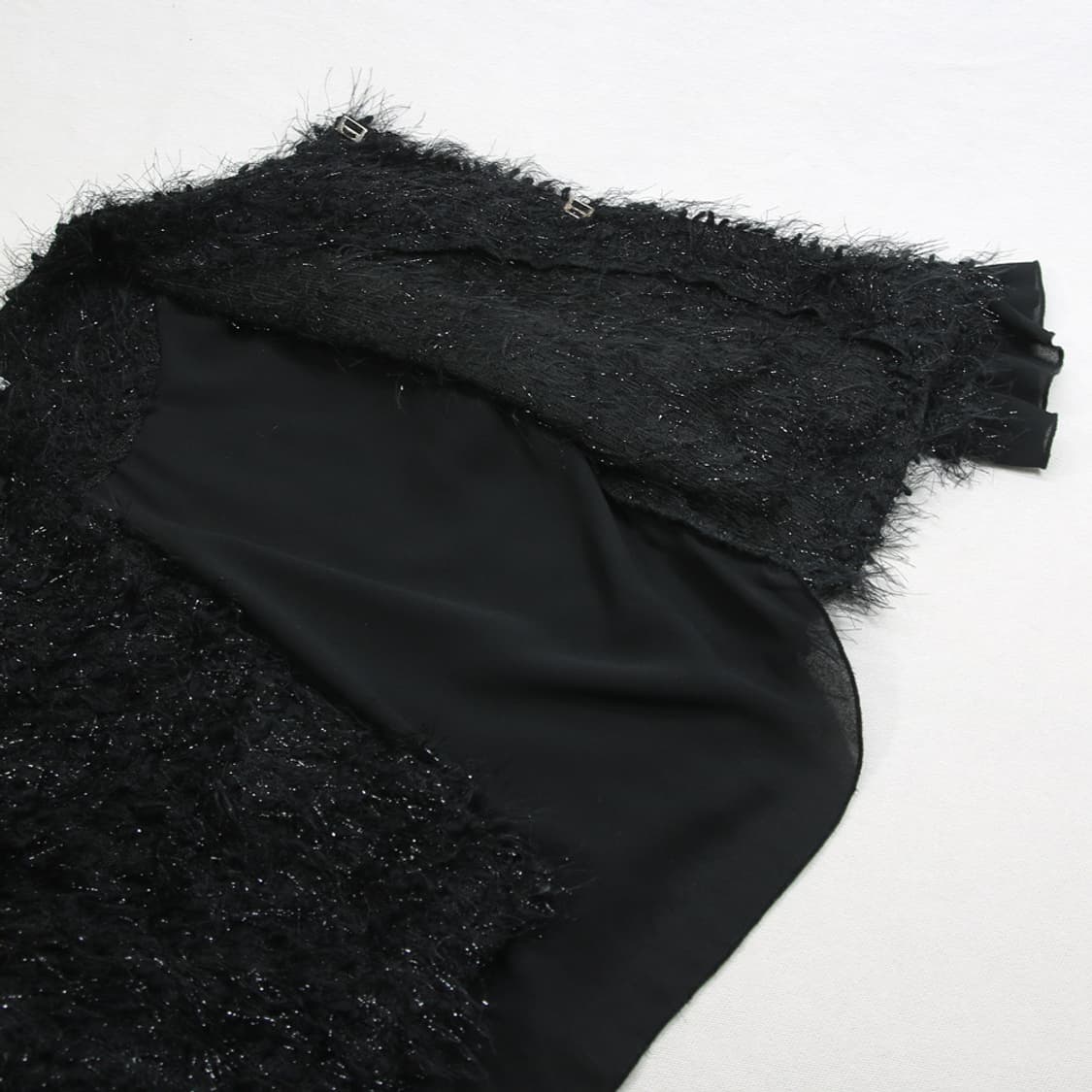 RINA SCIMENTO 크롭 퍼 자켓 (여성용 M) 상품이미지8