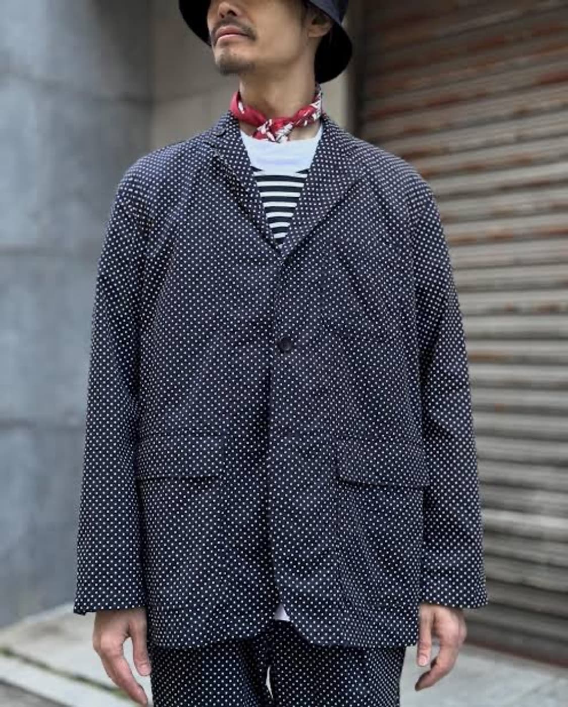 엔지니어드가먼츠 네펜테스별주 폴카도트 로이터자켓 L 상품이미지3