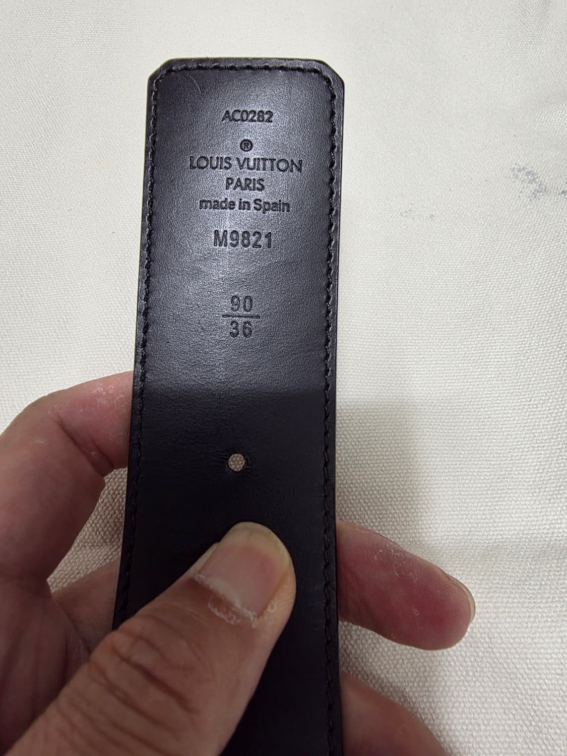 루이비통 모노그램 남성  벨트 정품 상품이미지8