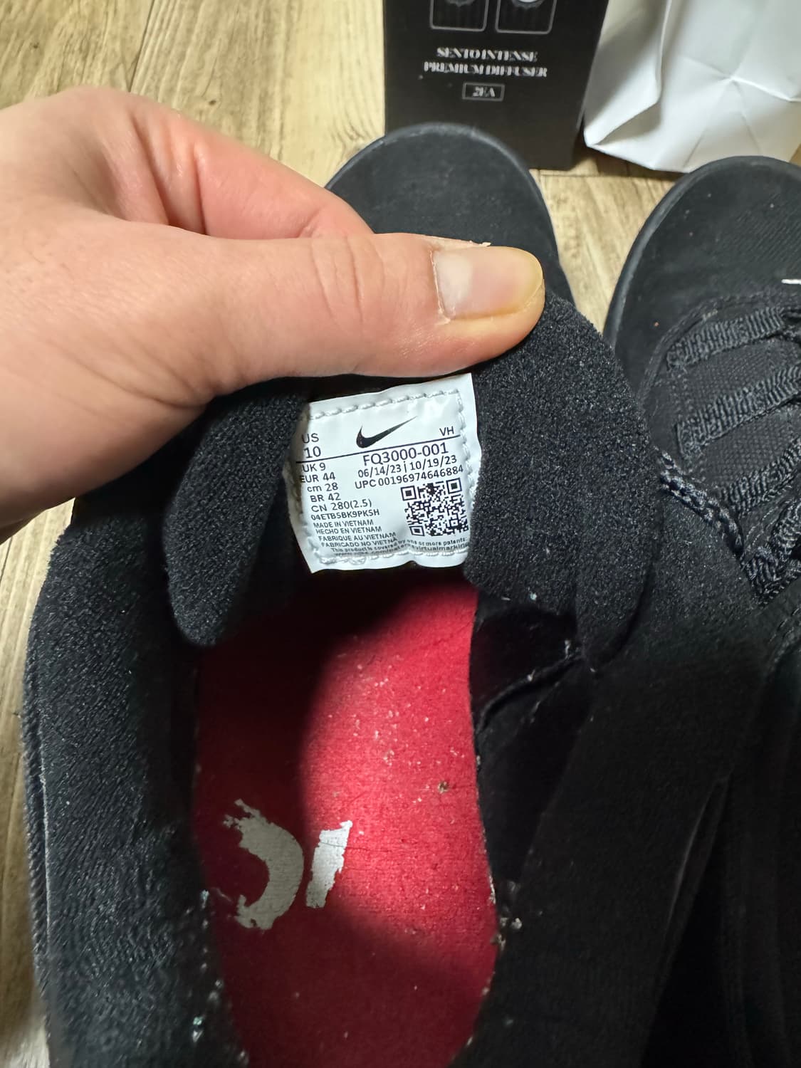 슈프림 나이키 콜라보 sb다윈 로우 블랙 280 상품이미지6