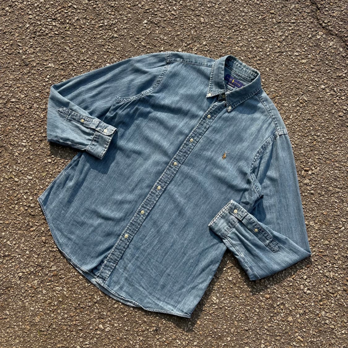 폴로 랄프로렌 샴브레이 신형 셔츠 L 상품이미지1