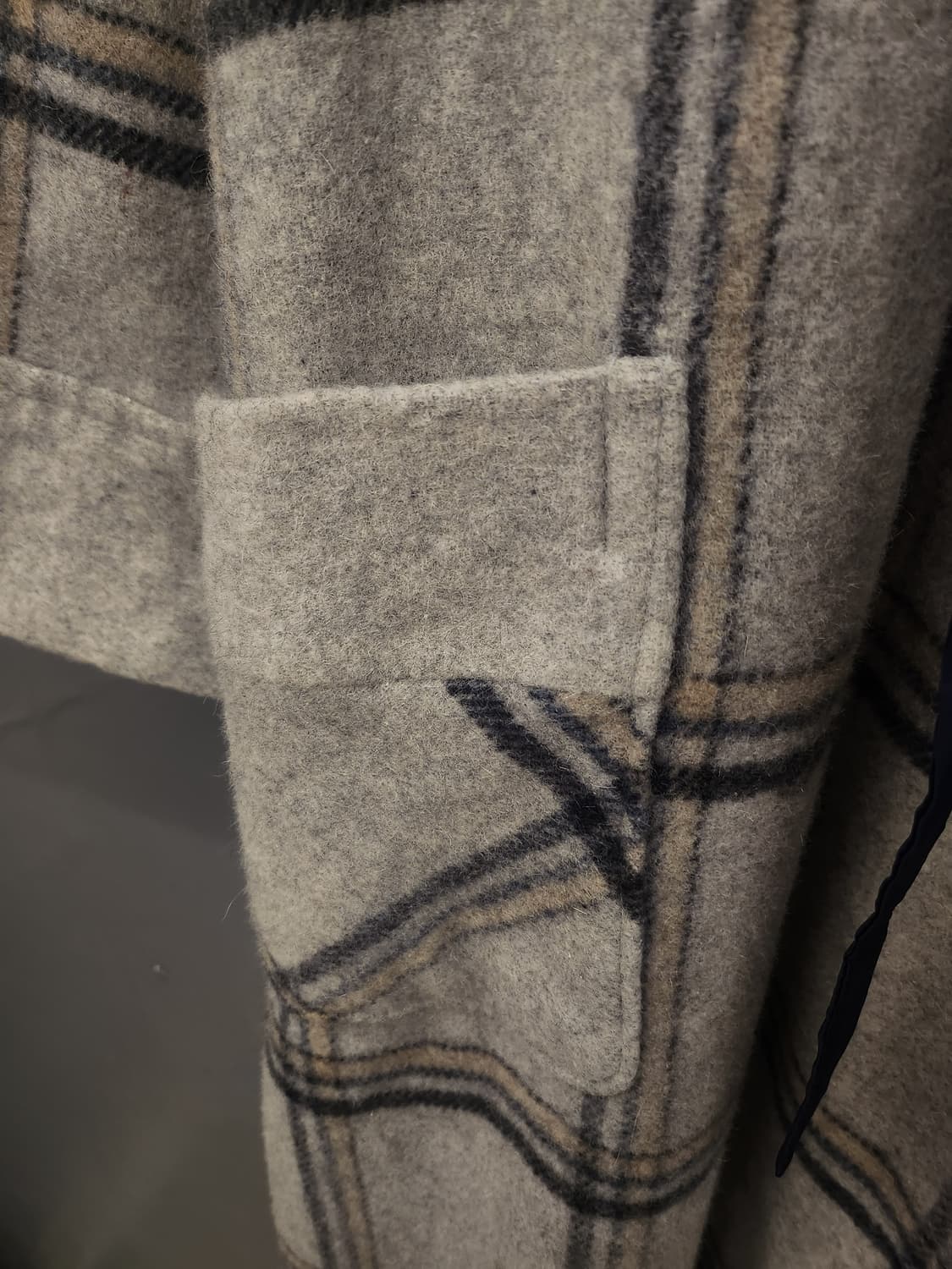 일본빈티지 체크로브가운 상품이미지4