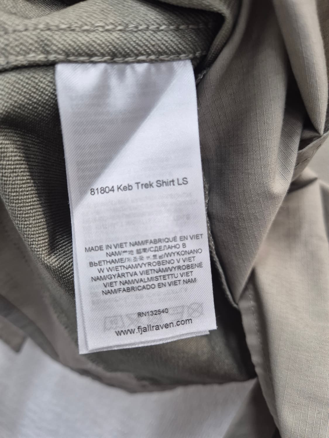 피엘라벤 캡 트랙 셔츠 LS 자켓 G1000 / 95 (정품) 상품이미지6