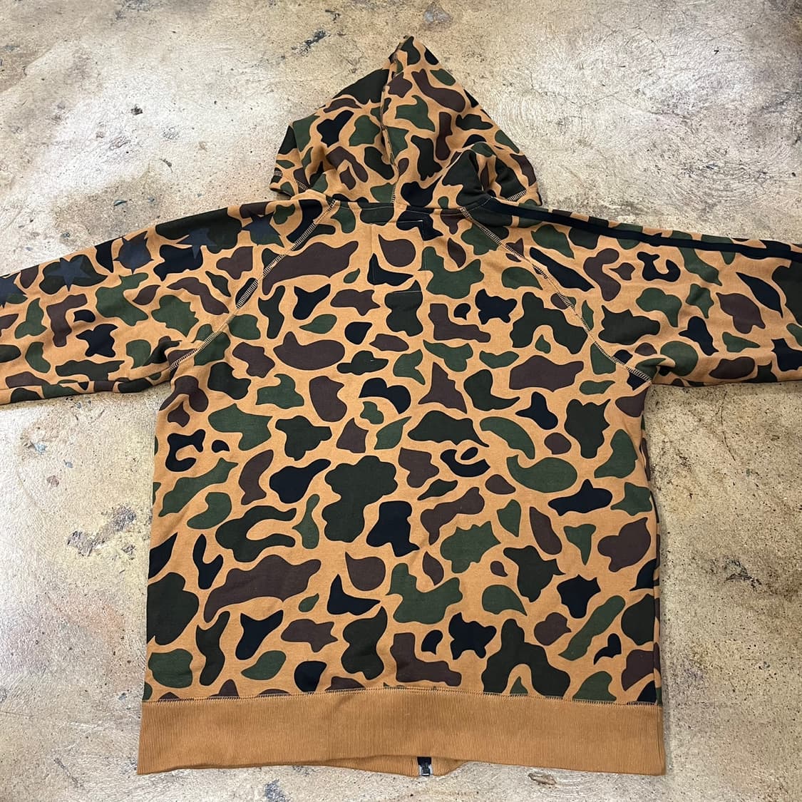 밀리터리 브라운 카모 후드집업  상품이미지4