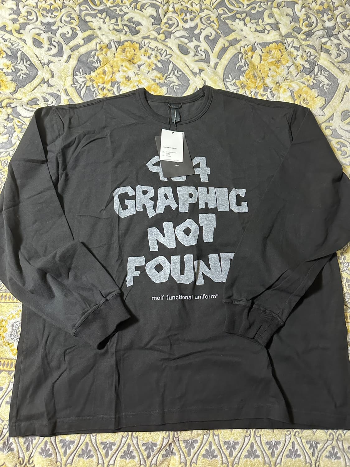 새상품) 모이프 404 GNF(F) L/S TEE 1 사이즈 팝니다. 상품이미지2