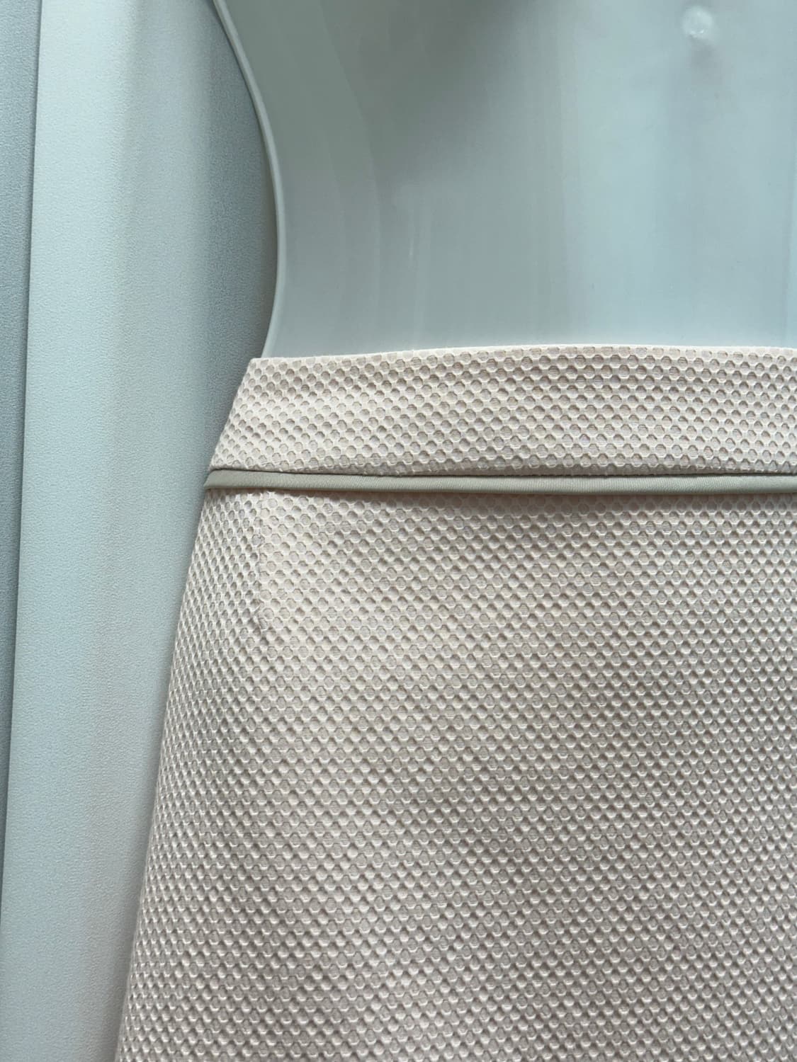 꾸레쥬 핑크 쟈가드 코튼 미디 스커트 상품이미지7