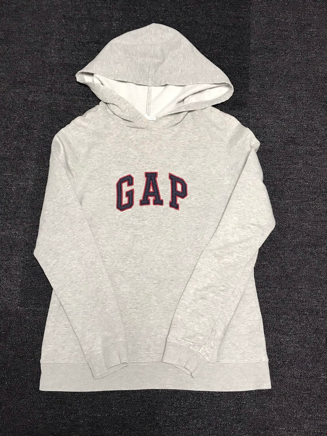 갭 후드 롱슬리브 후드티 그레이 상품이미지1