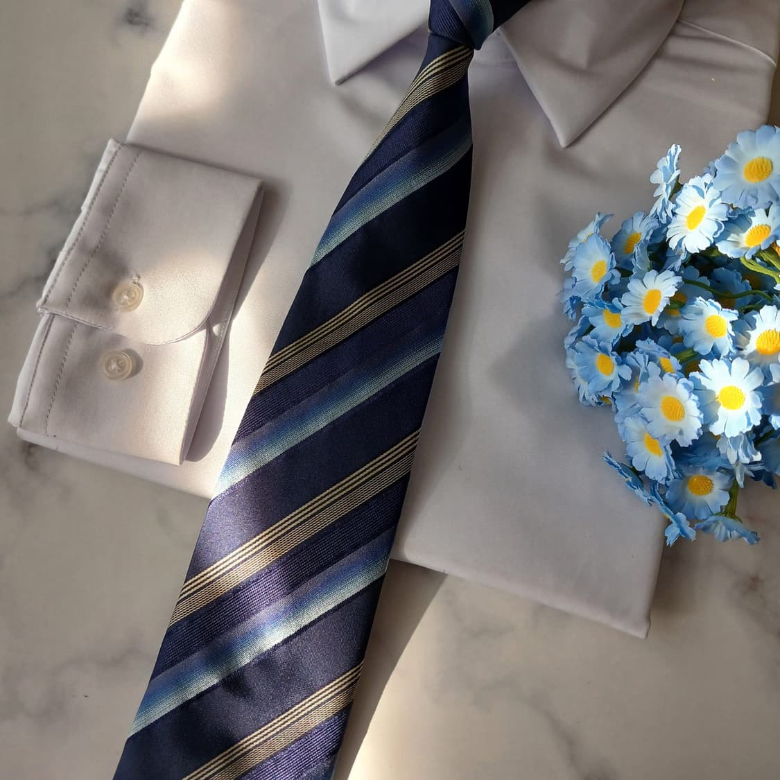 아르마니꼴레지오니 실크 레지멘탈 넥타이 8.5cm A+등급  A19071 상품이미지6