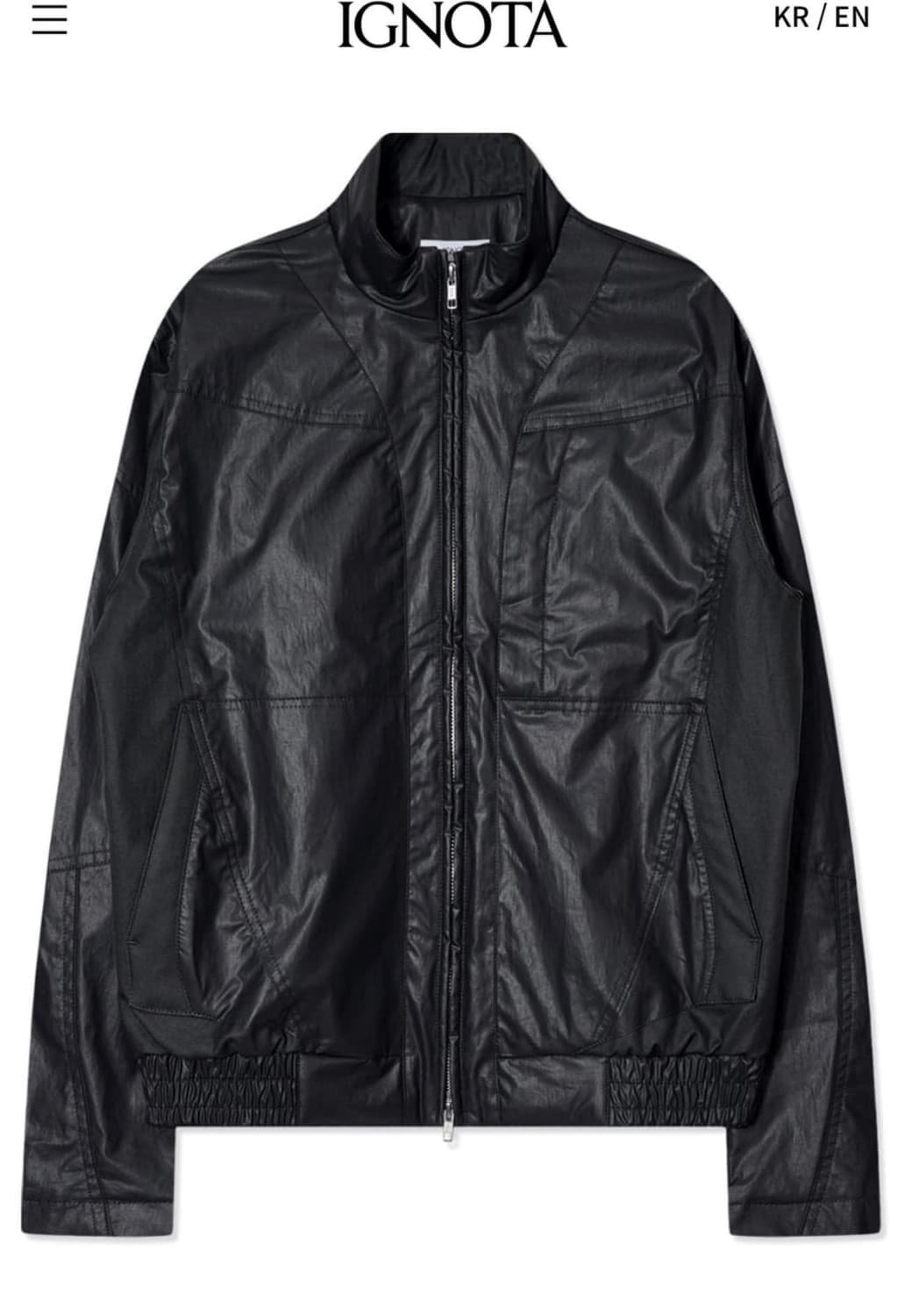 이그노타 코티드 자켓 블랙 M 상품이미지1
