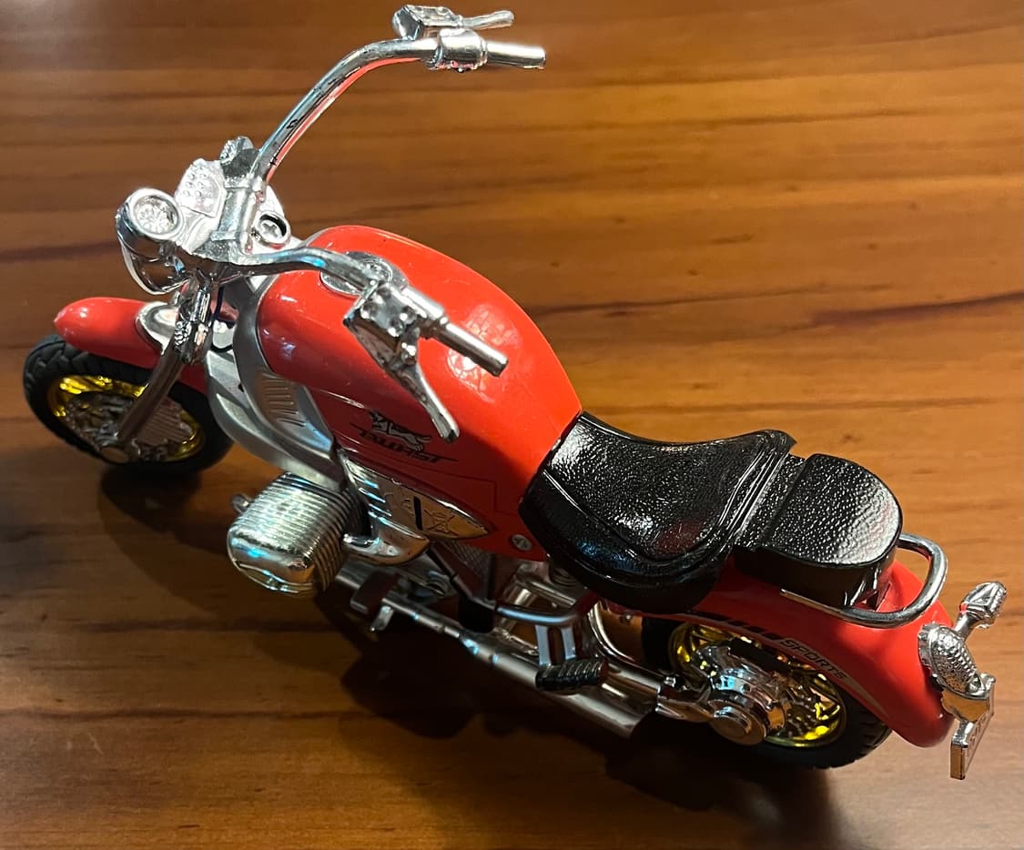 빈티지 레드오토바이모형 상품이미지3