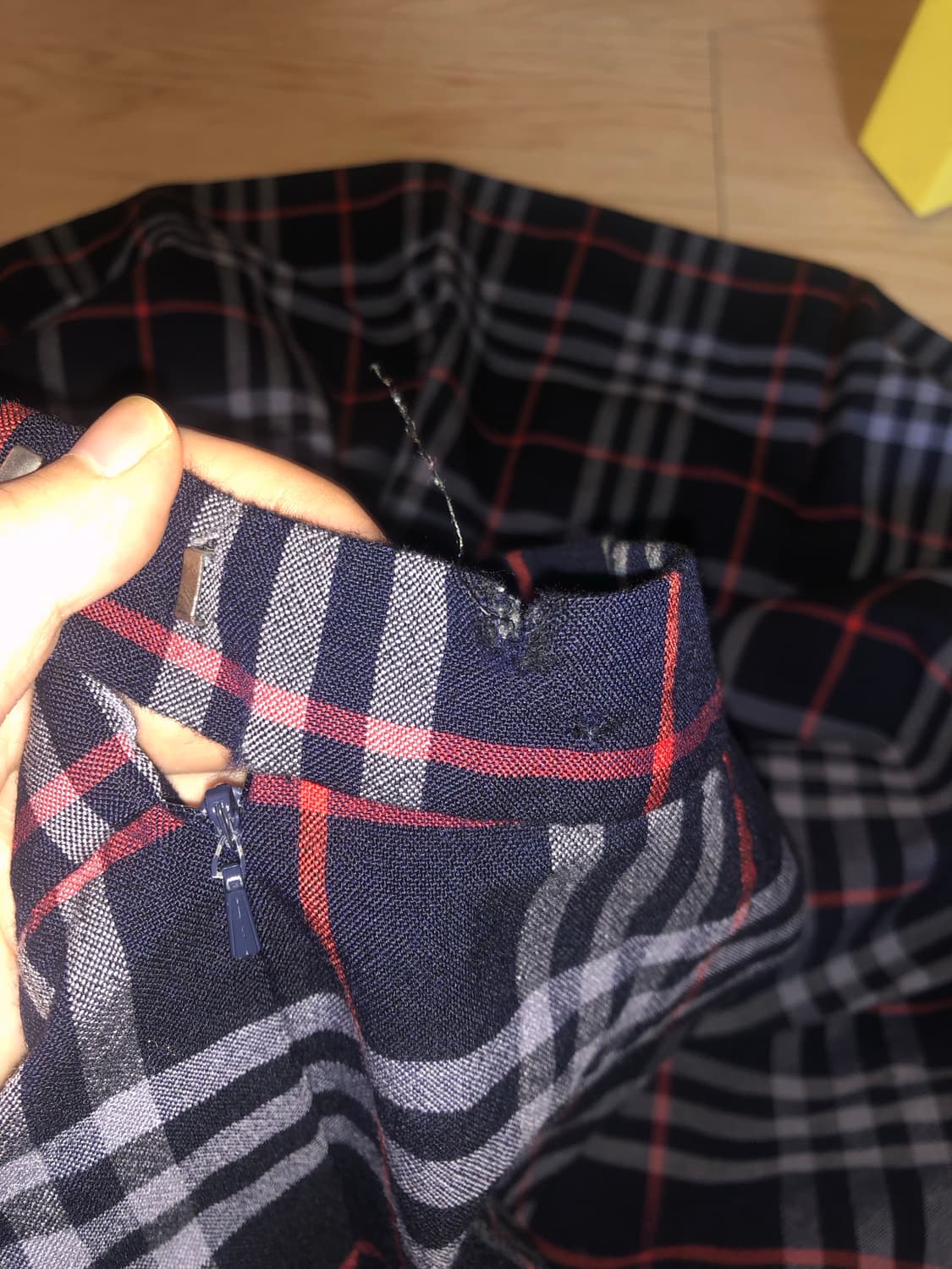 버버리 burberrys 잉글랜드 체크 스커트 상품이미지4