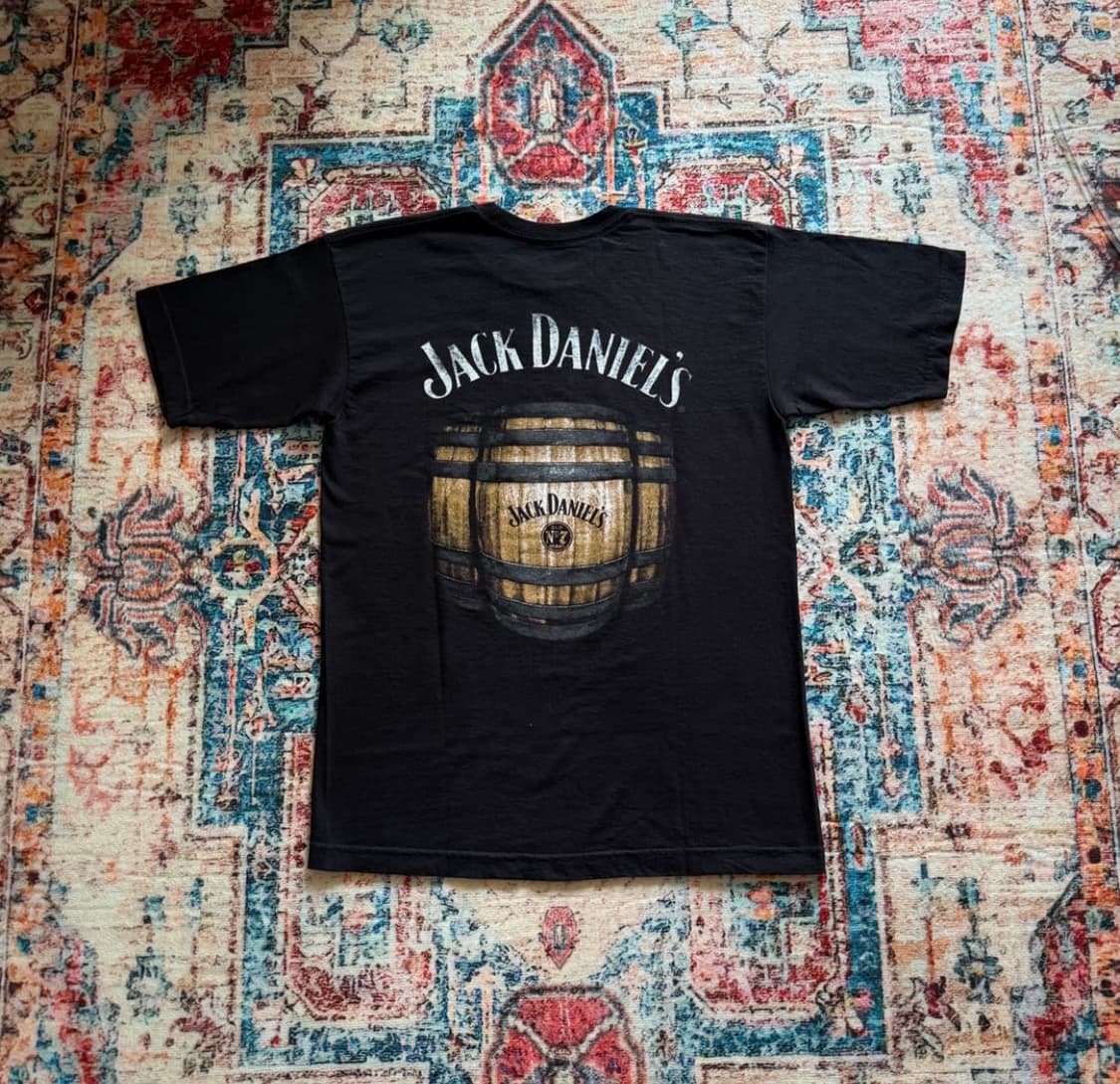 vtg JACK DANIEL'S black T-shirt 상품이미지2