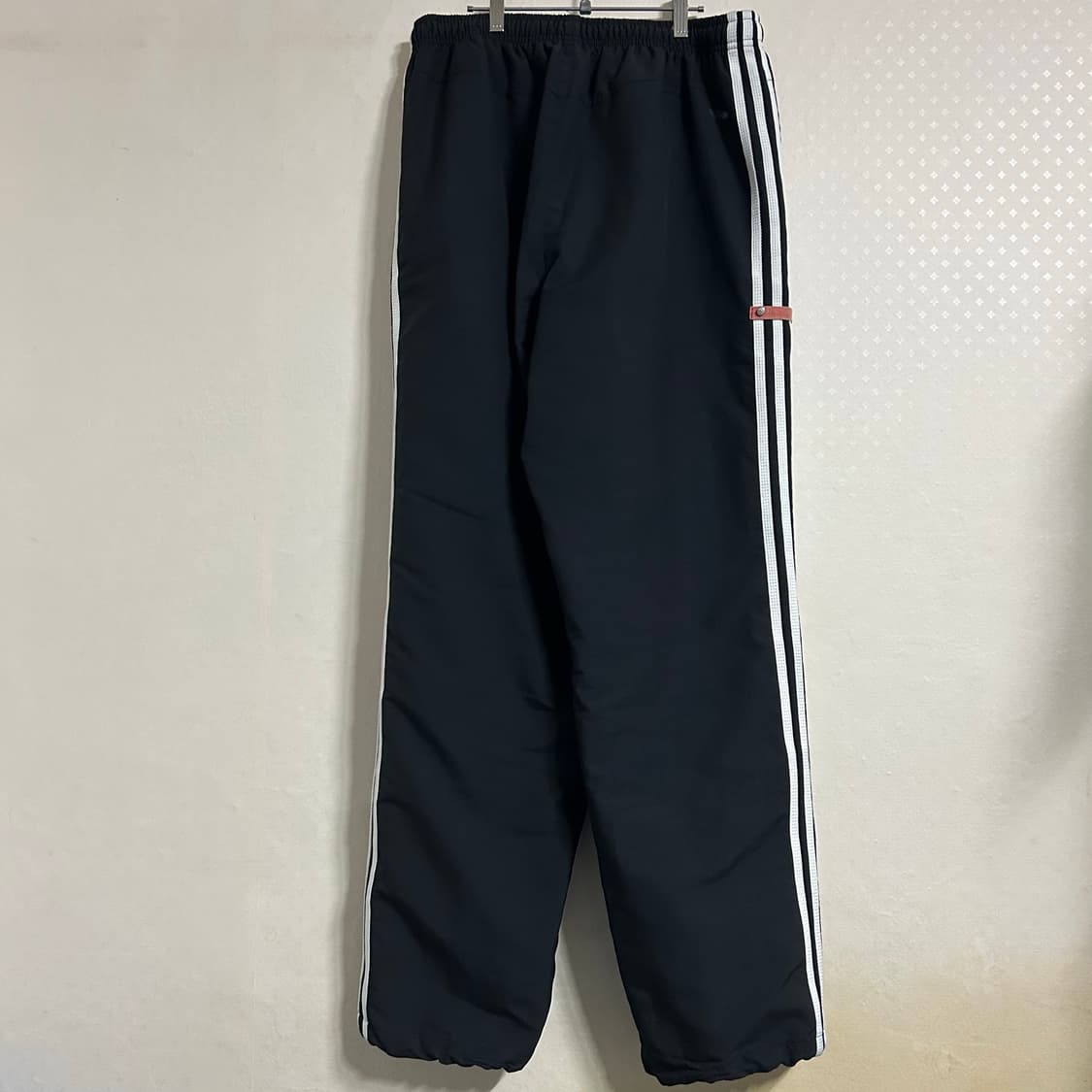 00s 아디다스 대장급 블랙 와이드 누빔 트랙 팬츠 스키팬츠 95  상품이미지6
