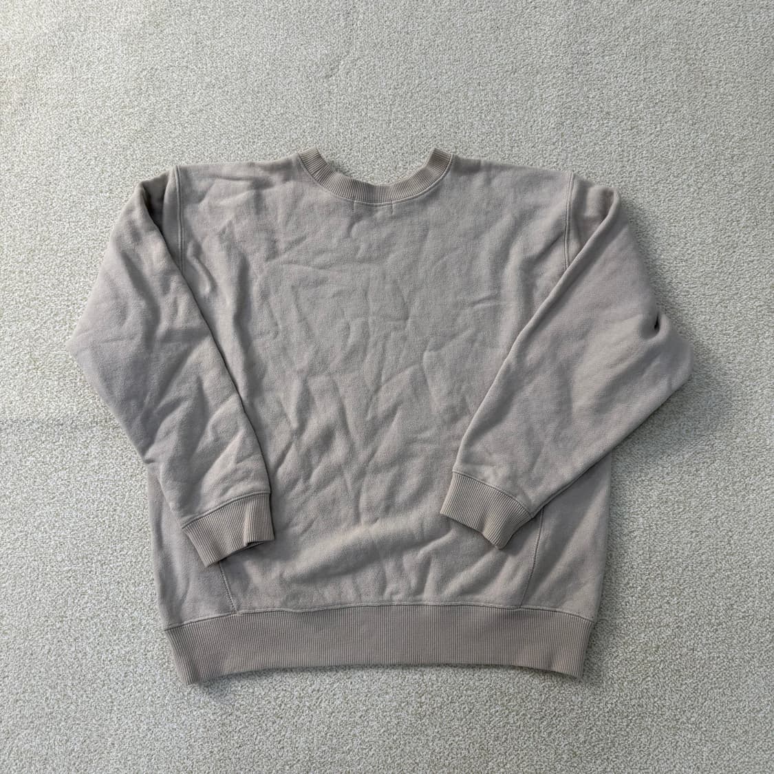 F 스튜디오 톰보이 사선 절개 맨투맨 0121T1 상품이미지2