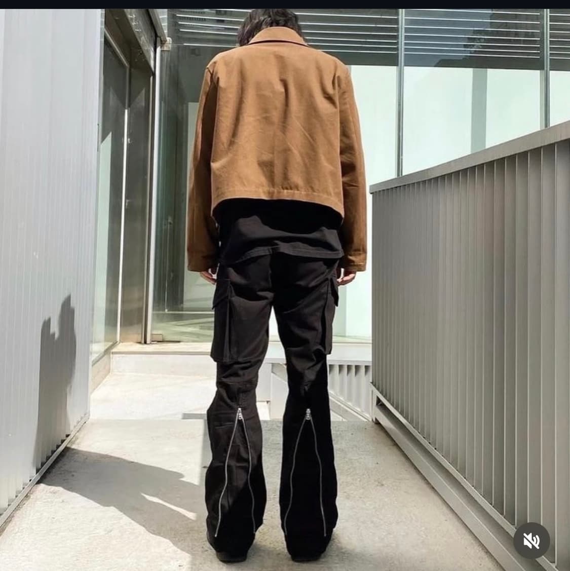 cmmawear 커마웨어 백지퍼 카고팬츠 L 상품이미지10