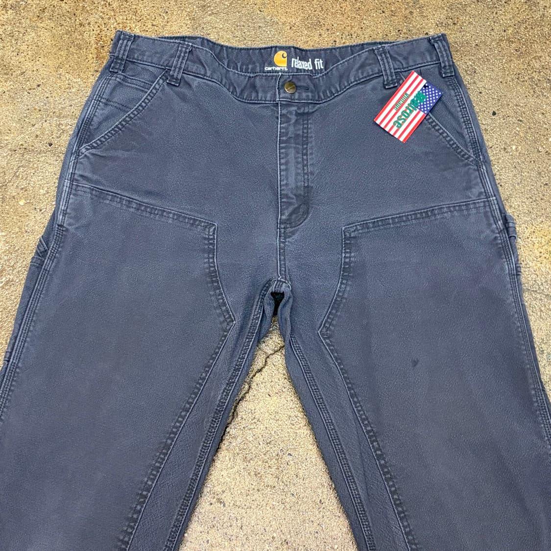 00s USA 빈티지 칼하트 더블니 워크팬츠 상품이미지2