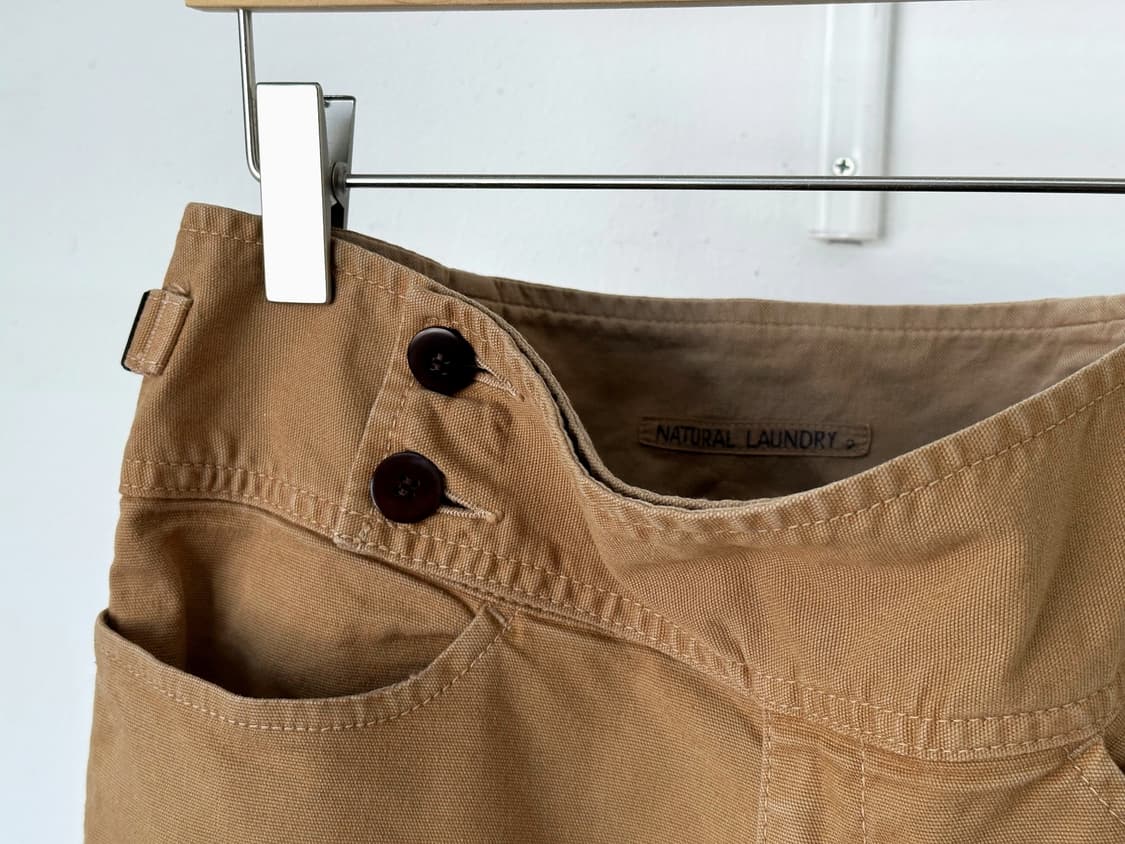Cotton side adjust work skirt 상품이미지7