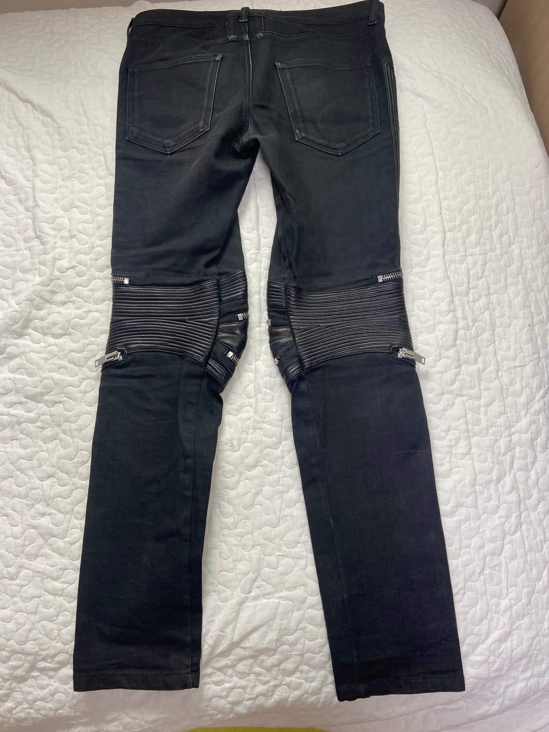 Slp 13 leather panel jeans 상품이미지3