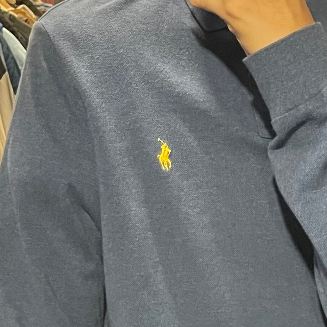 [IM] Polo 폴로 블루 카라 긴팔티 상품이미지6