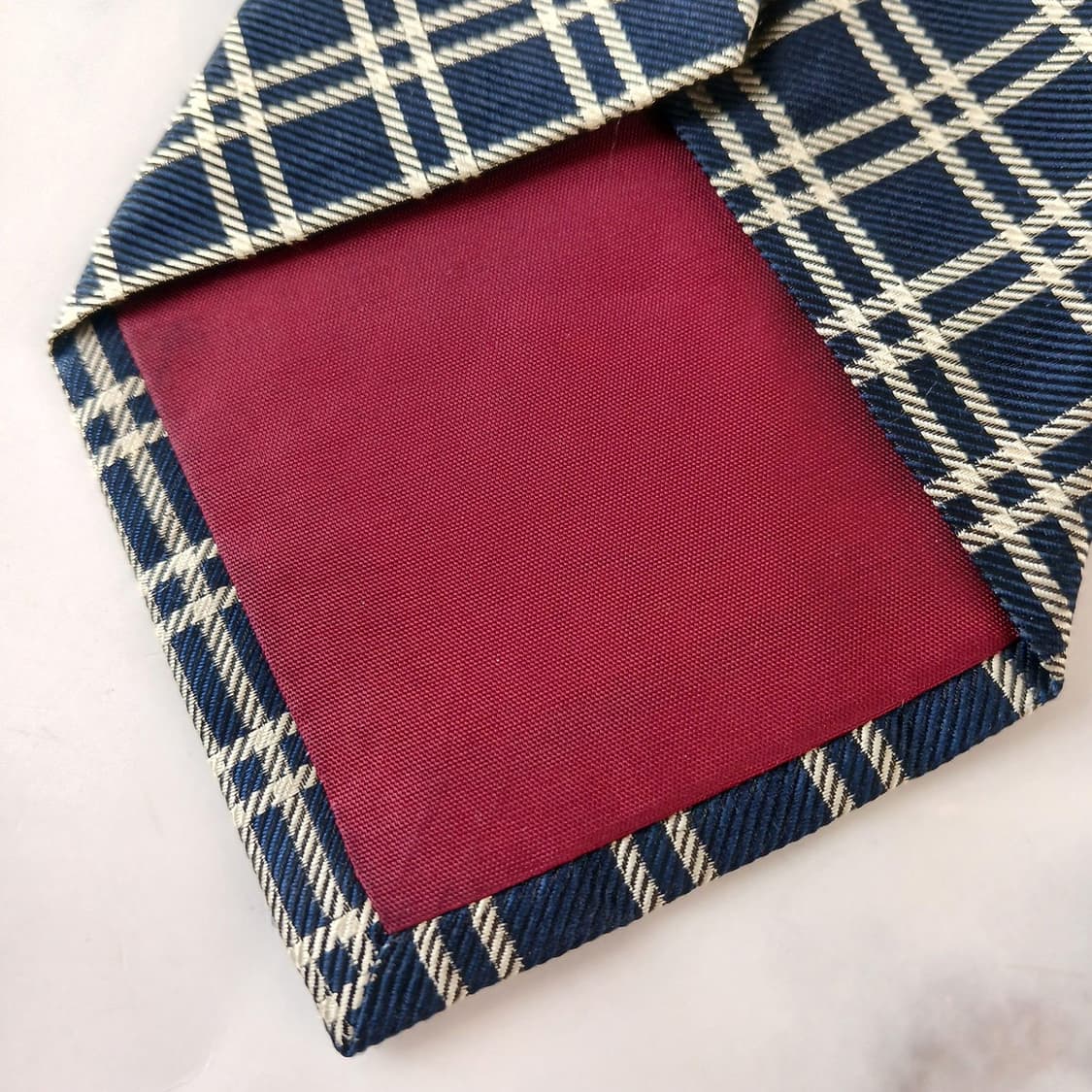 폴로랄프로렌 실크 네이비 체크 넥타이 10.1cm A~B등급 A19535 상품이미지9