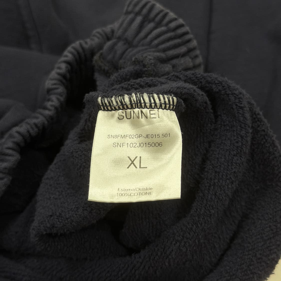 써네이 쭈리 후드티 네이비 XL 상품이미지5