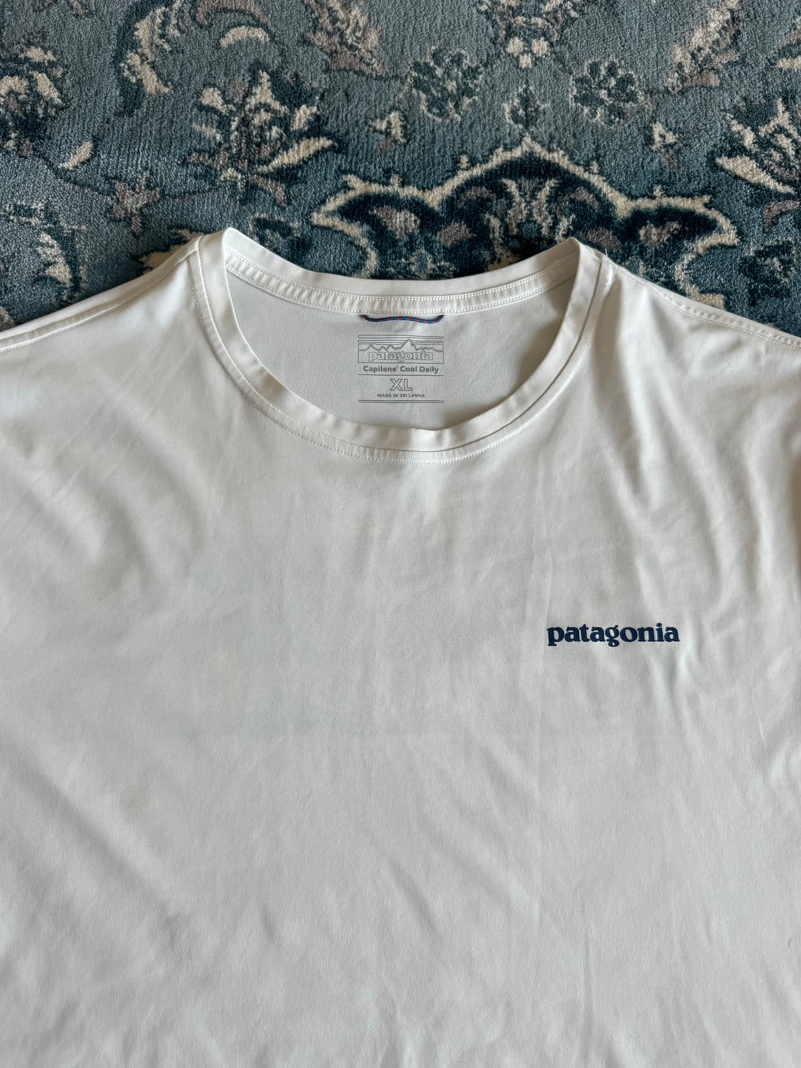 XL 파타고니아 캐필린 흰색 긴팔 상품이미지3