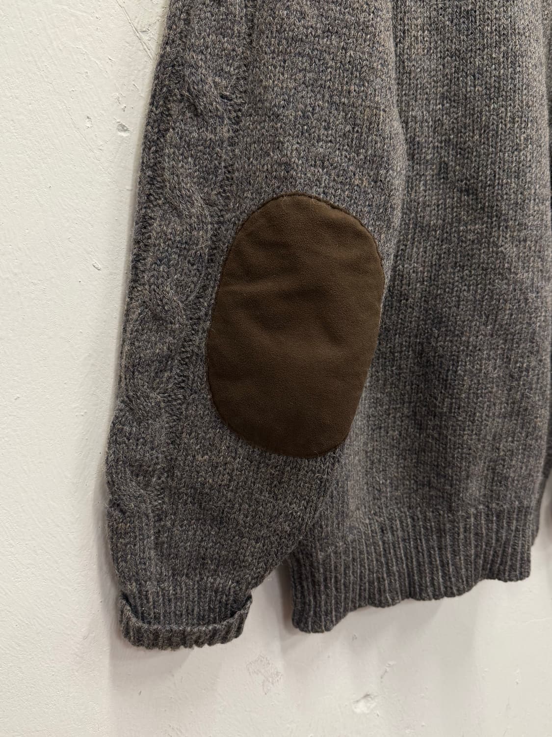 L) 90s McGregor Cable Knit Wool Sweater 상품이미지1