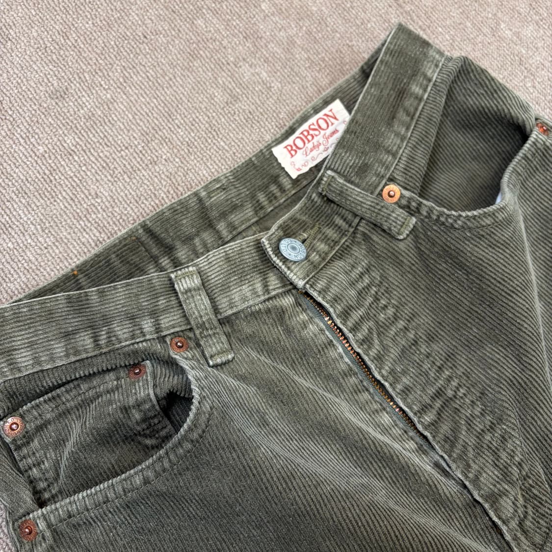 BOBSON 밥슨 우먼스 코듀로이 팬츠  상품이미지2