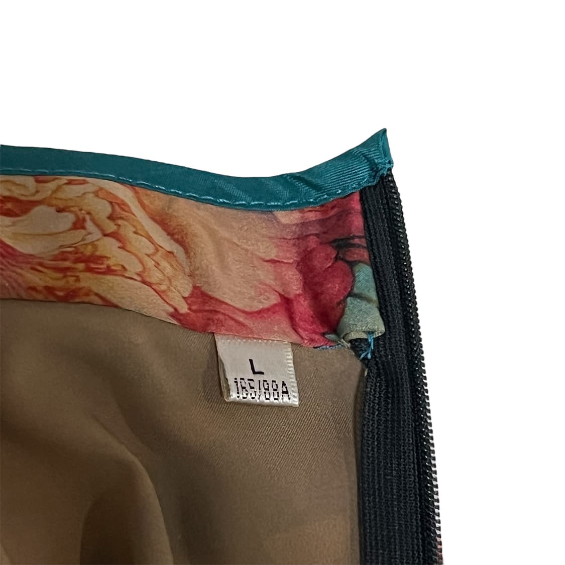 청록 플로랄 치파오 스타일 드레스 상품이미지6