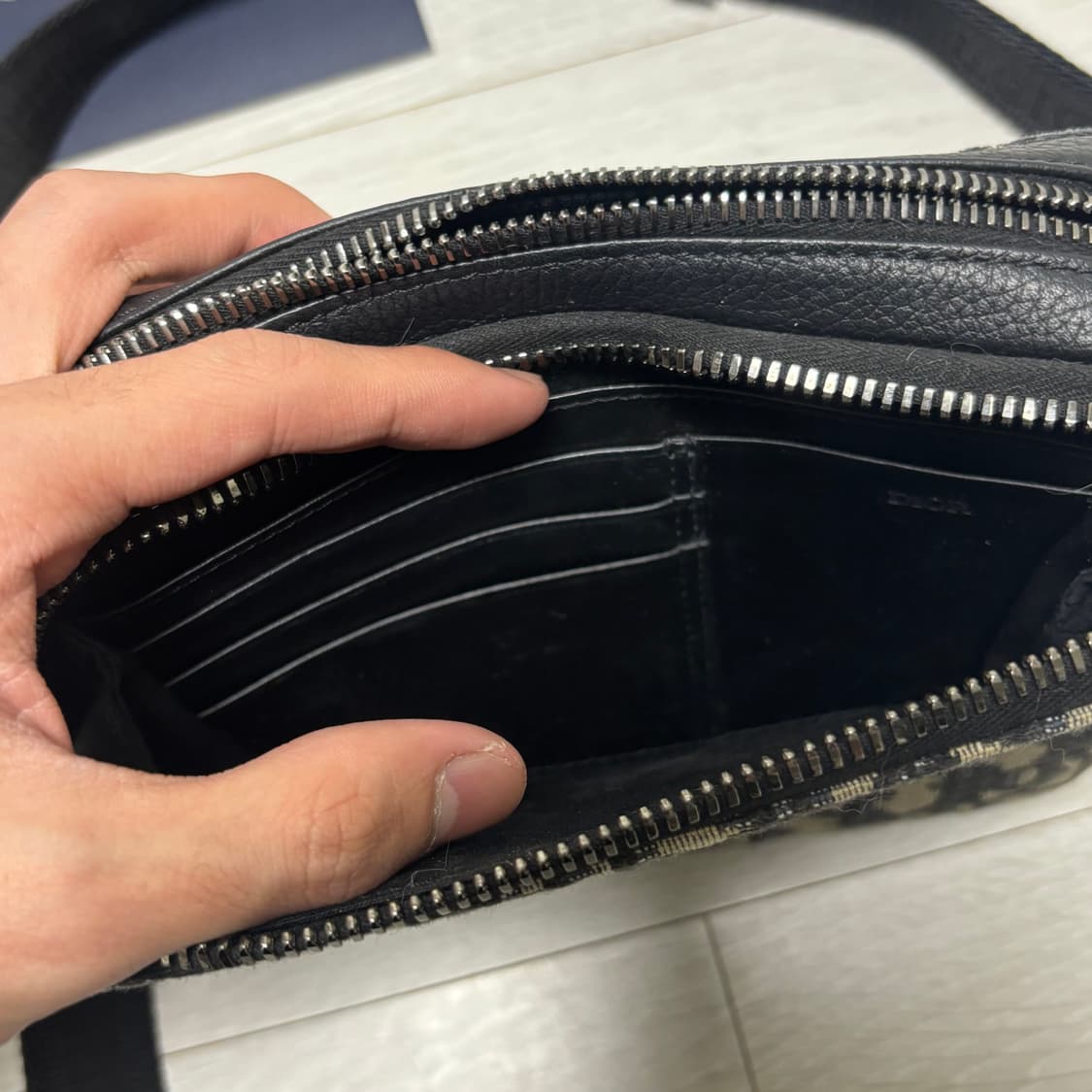 [백화점판/인보이스] 디올 오블리크 스트랩 파우치 크로스백 상품이미지7