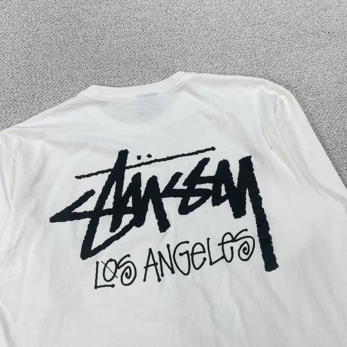 스투시 Stussy 로스엔젤레스 반팔티 화이트 상품이미지3