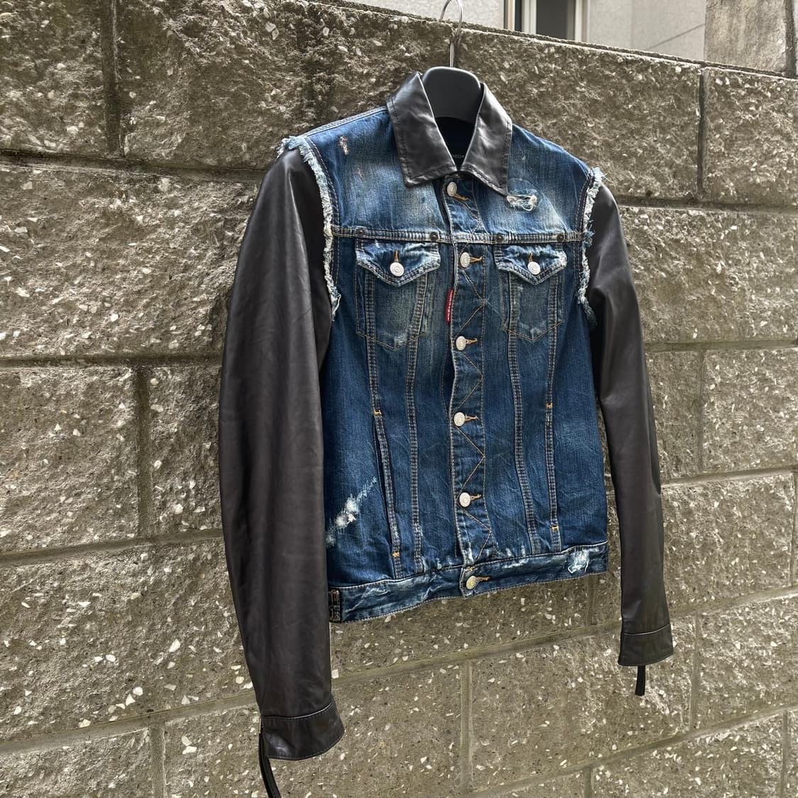 [44] DSQUARED2 2012 데님/레더 자켓 상품이미지3