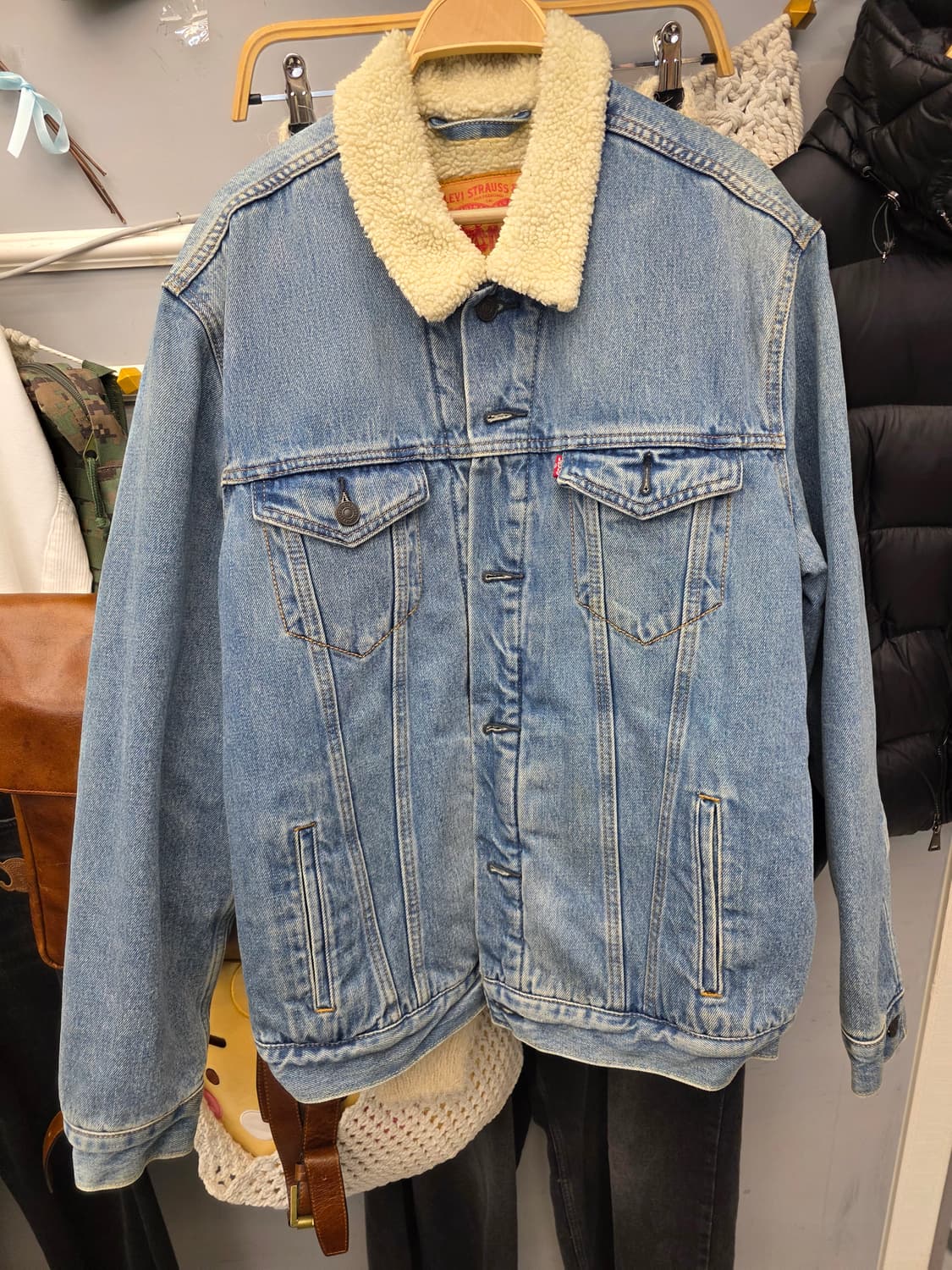 리바이스 쉐르파 데님 자켓 L 상품이미지2