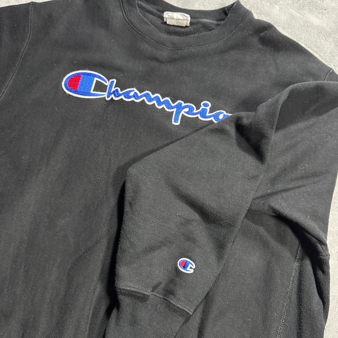 챔피온 리버스웨이브 자수로고 맨투맨 상품이미지3