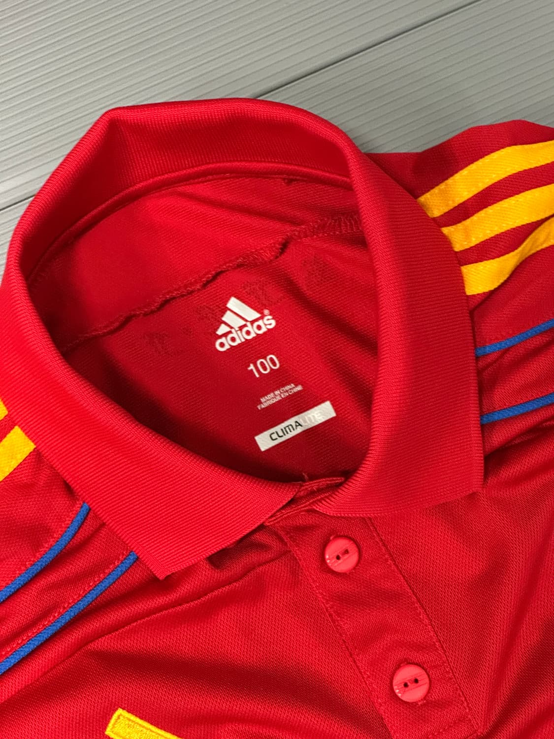 아디다스 스페인 국가대표 반팔 카라티 100 상품이미지5