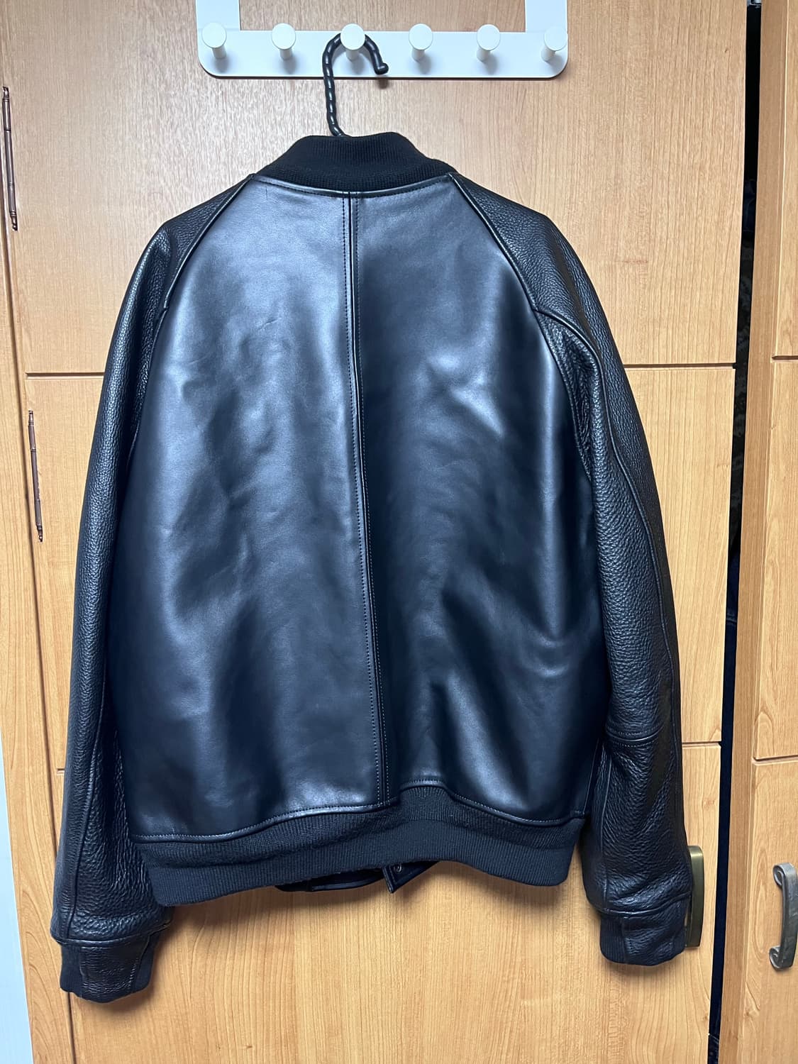 글린파크 레더 바시티 자켓 L 상품이미지3