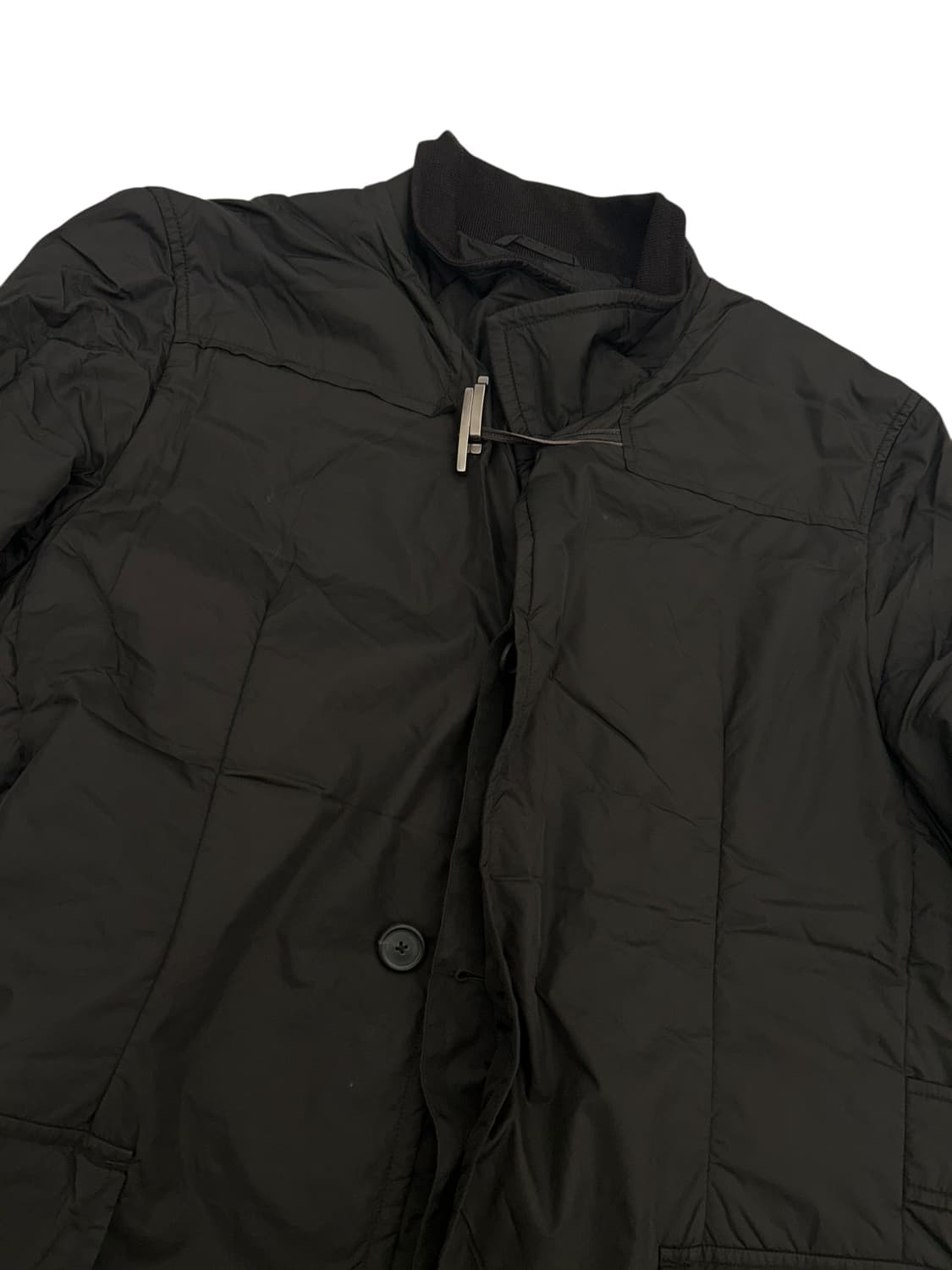 질샌더 블랙 나일론 자켓 상품이미지5