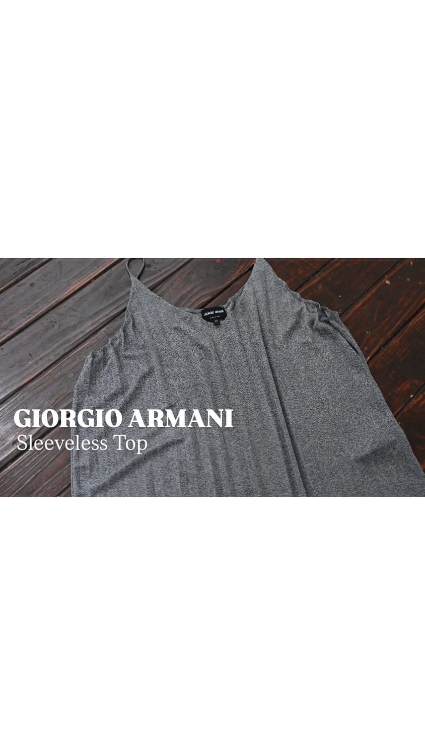 GIORGIO ARMANI Sleeveless Top 상품이미지1