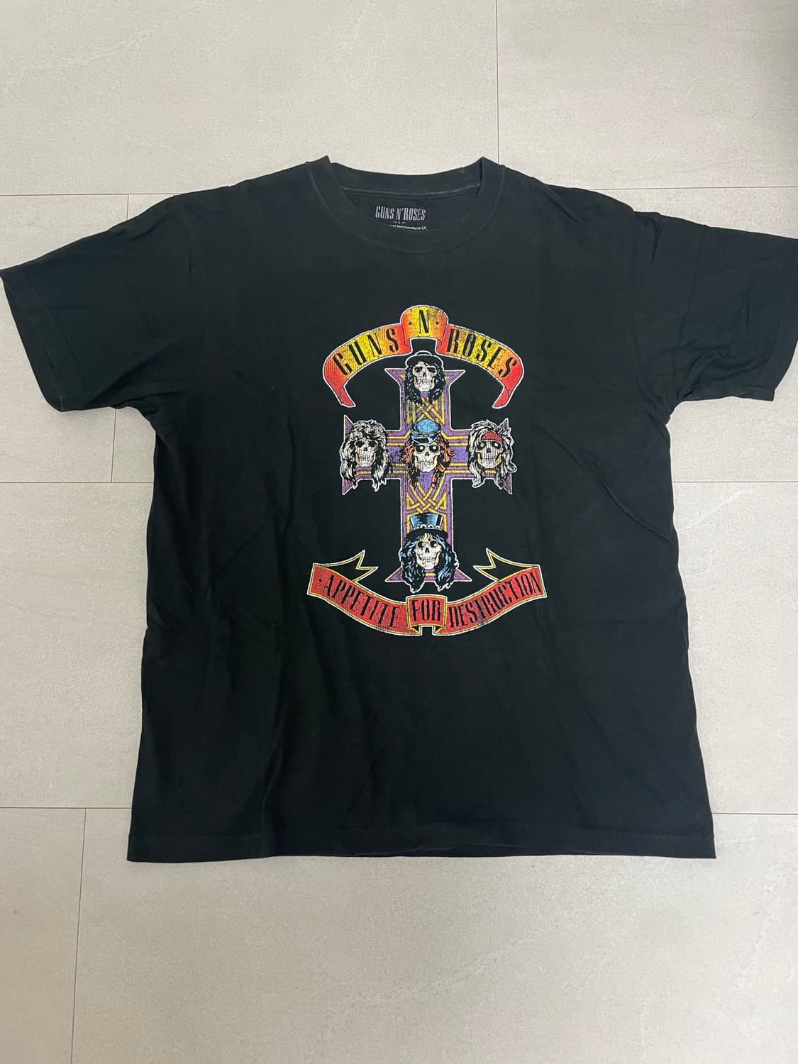 건즈앤로지스 Guns N Roses 티셔츠 L 상품이미지1