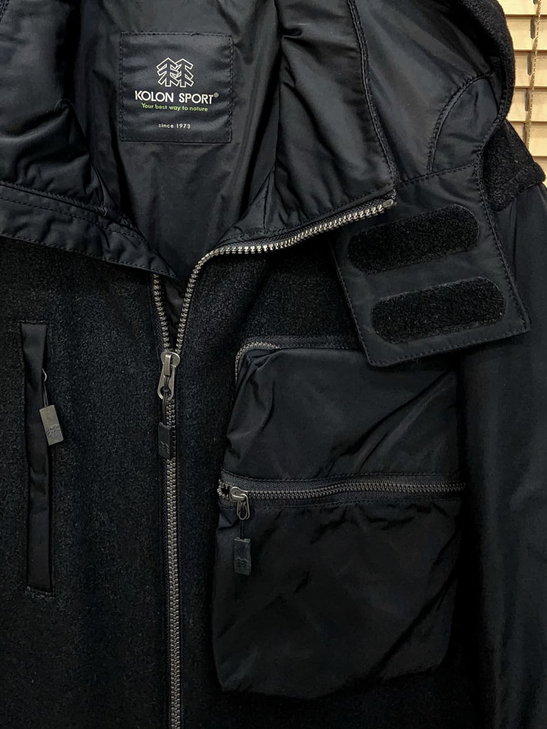 코오롱스포츠 남성 포켓장식 점퍼100 상품이미지2