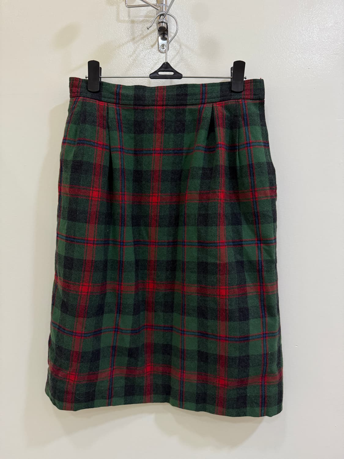 입생로랑 체크 스커트 정품 상품이미지1