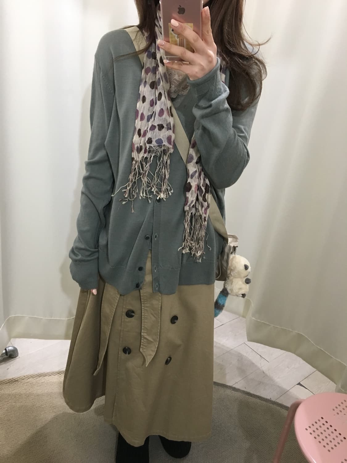 이너 가디건 파스텔민트 상품이미지4