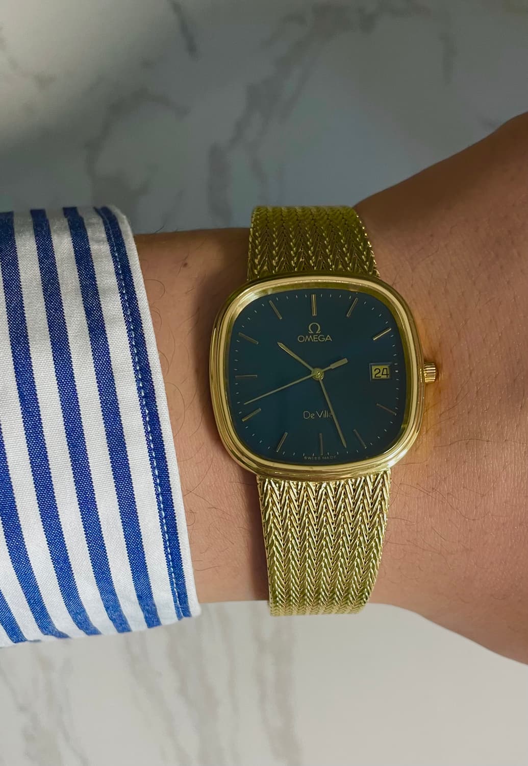 오메가 드빌 엘립스 빈티지 쿼츠 시계  상품이미지1