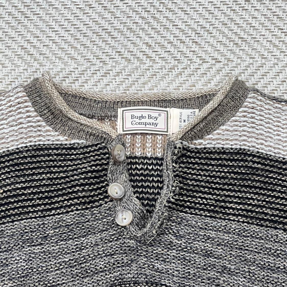 bugle boy company 스트라이프 헨리넥 니트 r2960 상품이미지5