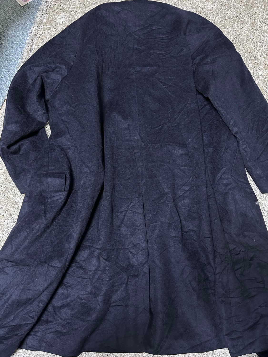 이태리원단 일제 캐시미어 코트 사이즈 110 상품이미지6