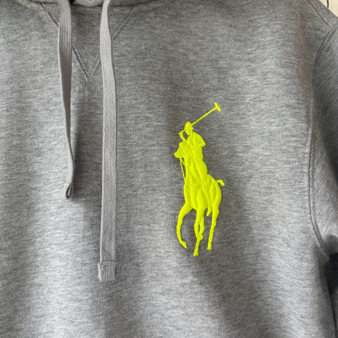 폴로 빅포니 그레이 후드티 상태굿👍🏻 상품이미지3