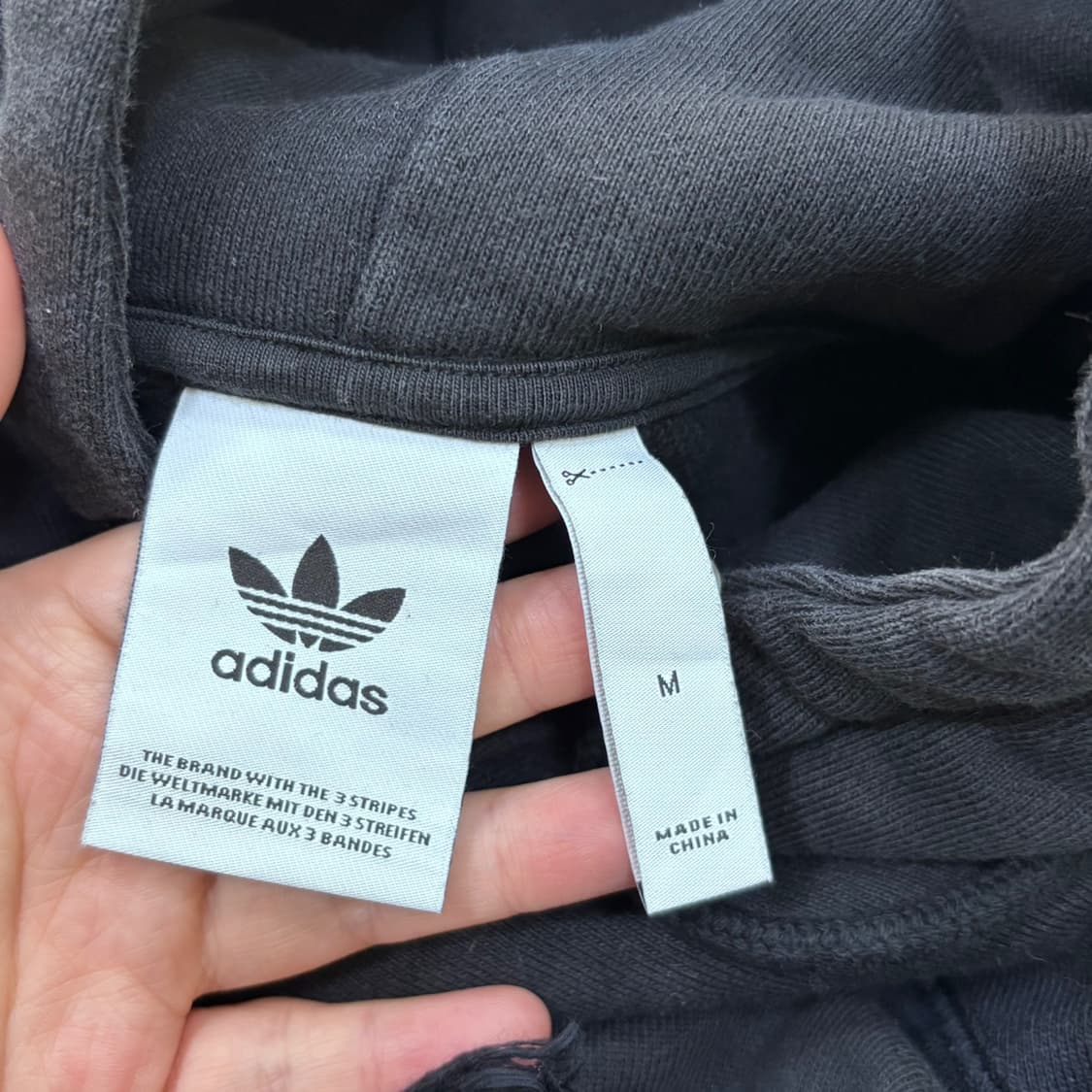 M 아디다스 남성 로고 디테일 후드 티셔츠 0615E 상품이미지3