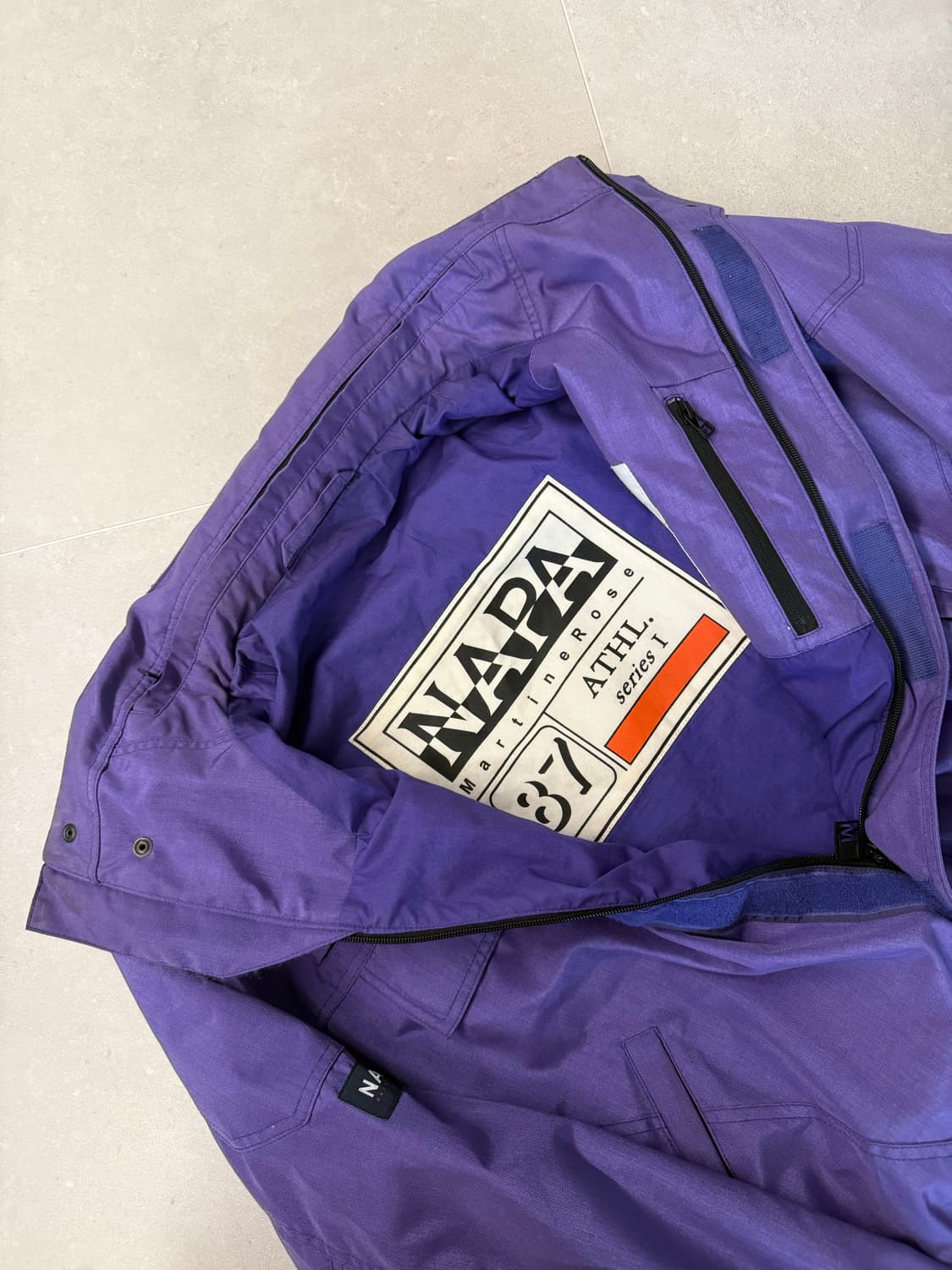 [XL] 마틴로즈 X 나파피리 알로스 자켓 퍼플 상품이미지9